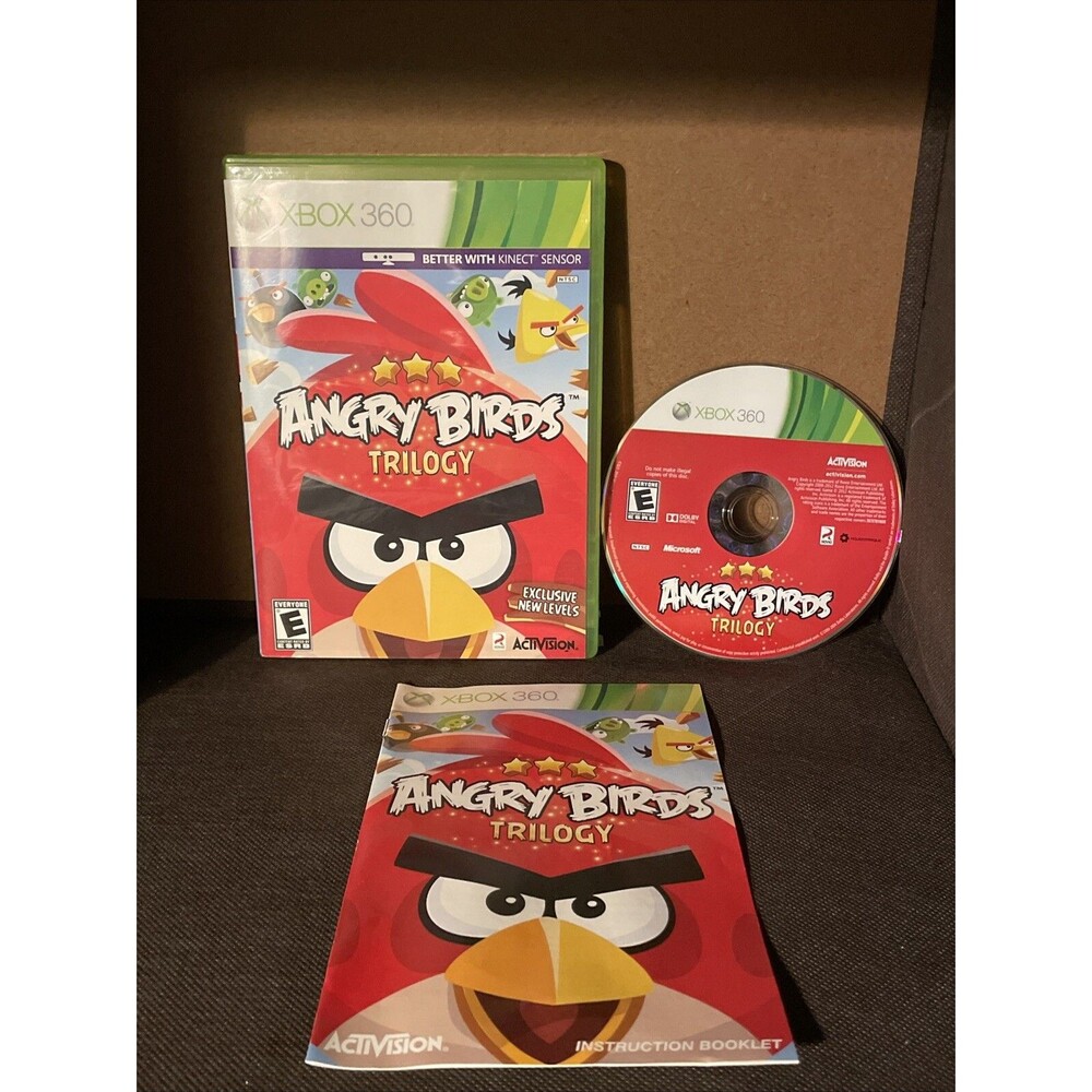 Angry Birds Trilogy PS3 PlayStation 3 - Game & Case & Manual